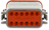 Rectangular Connectors, Heavy Duty - DT Series - DT06-12SA - LADD Distribution