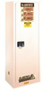 Justrite Sure-Grip EX 22 gal White Hazardous Material Storage Cabinet - 23 1/4 in Width - 65 in Height - Floor Standing - 697841-11305 - 697841-11305 - R. S. Hughes Company, Inc.