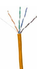CAT5e Unshielded PVC Ethernet Cable - 24 AWG 4 Pair - Orange -- KLTPVC24/4P-1NL5E-3B - Image