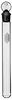 Glass Test Tubes w/ Glass Stoppers & Writing Area -- 45100-13100