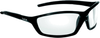 Bolle Solis Safety Glasses with Shiny Black Frame and Clear - 253-SS-40062 - Safety Glasses USA