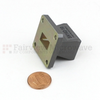 WR-62 Standard Waveguide Horn With Square Cover Flange and 10 dBi Nominal Gain Operating From 12.4 GHz to 18 GHz Frequency Range - SH162-10 - Fairview Microwave Inc.