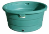 120 Gallon Green Poly Round Stock Tank - A-ARM-19455 - Plastic-Mart