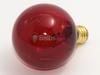 10 Watt, 130 Volt G12 Red Globe Bulb -- B306010 - Image