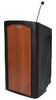 Pinnacle Full Height Lectern with Electret Gooseneck Mic - ST3250 - Visual Sound, Inc.