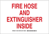 Fire Safety Sign - 127223 - Brady Corporation