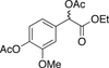 α,4-Di-O-acetyl Vanillylmandelic Acid Ethyl Ester -- 23623 - Image