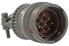 connector,straight plug w/cable clamp,class e,size 16,8#16 solder in contact - 70011090 - Allied Electronics, Inc.