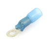 3M MH14-8R/LK Scotchlok™ Ring Terminal, 16-14 Ga., #8 Stud, Blue Heat Shrink Insulated - 31902 - Waytek, Inc.