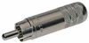 Switchcraft RCA(m) cable mount connector w/ solid center pin. - CA-3502A - Visual Sound, Inc.