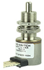 Environmentally sealed limit switch with Leadwire termination, Plunger actuation, DPDT Circuitry, 4 A (Resistive) ampere rating at 28 Vdc, Military Part Number MS24331-1 -- 1EN1-6 - Image