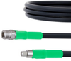 SMA Male to N Female Cable LMR-400 Coax in 24 Inch with Times Microwave Connectors and RoHS with LF Solder - FMC0206401LF-24 - Fairview Microwave Inc.