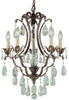 Light Mini Duo Chandelier - F1882/5BRB - Murray Feiss Lighting