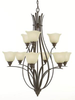 Large Chandeliers-Glass Shade - 438169 - Capital Lighting, Inc.