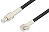 MCX Plug to MCX Plug Right Angle Cable 36 Inch Length Using RG174 Coax, RoHS - PE3314LF-36 - Pasternack
