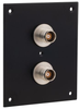 2 JACK PANEL INSERT BULKHEAD FEED THROUGH TRT THREADED NON ISOLATED - REF00160 - MilesTek Corporation