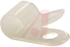 Clamp, Cable; Nylon; White; 0.25 in.; 0.41 in.; 0.375 in.; 0.203 in. - 70183171 - Allied Electronics, Inc.