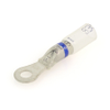 Crystal Clear Heat Shrink Ring Terminal 31928, 16-14 Ga., #8 Stud, Blue Stripe - 31928 - Waytek, Inc.