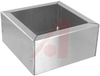Chassis; Aluminum; 4 in.; 4 in.; 2 in.;Natural; 0.040 in.; 3/16 in. - 70166615 - Allied Electronics, Inc.