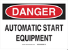 Machine & Operational Sign - 42469 - Brady Corporation