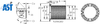 Plain Bearings / Sleeve Bearings -- ASTT90 F10050 - Image