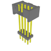 Headers, Male Pins - 612-ZLTMM-104-71-L-D-669-ND - DigiKey