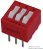 Switch, Dip, 3 Position, Spst, Raised Rocker; No. Of Circuits Grayhill - 33K2687 - Newark, An Avnet Company