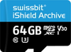 Secure microSD Card, PS-66u iShield Archive, 64 GB, 3D PSLC Flash, -40°C to +85°C -- SFSD064GN1PT1MT-I-7G-07P-SW6