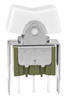 Bracket PC Mount Miniature Rocker - M2018TXW13-DB - NKK Switches