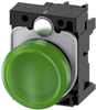 Pilot Light, 22Mm, Green, 230Vac; Led Colour Siemens - 06AC6919 - Newark, An Avnet Company