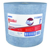 Kimberly-Clark Wypall X90 Denim Blue Hydroknit 450 Cloth - Roll - 450 sheets per roll - 13.4 in Overall Length - 12889 - 036000-12889 - R. S. Hughes Company, Inc.