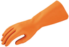 Ansell AciTek 49-252 Orange 11 Natural Rubber Powder Free Reusable Cleanroom Glove - 076490-03106 - 076490-03106 - R. S. Hughes Company, Inc.