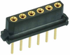 2 Pos. Female SIL Vertical Throughboard Conn. for Latches - M80-7900245 - Harwin Plc
