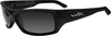 Wiley-X Slik Sunglasses with Smoke Lens and Gloss Black -- WX-SSSLK1