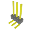 Headers, Male Pins - 612-MTSW-103-22-T-S-330-RA-ND - DigiKey