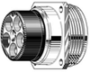 Canare MCF-V5C3 Female Panel Mount Multi Connector -- CANMCFV5C3