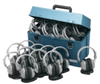 Lab pack w/ 24 SC7V Headphones in Large Carry Case - HMC/24/SC7V - Visual Sound, Inc.