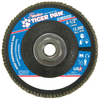 Weiler Tiger Paw Type 27 Non-Woven Zirconium Flap Disc - Coarse Grade - 4 1/2 in Diameter - 51165 - 012382-51165 - R. S. Hughes Company, Inc.