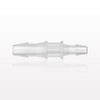 Straight Reducer Connector, Barbed, Natural - 61457 - Qosina Corp.