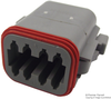 Plug Housing, 8Pos, Pa Gf, Grey; Product Range Deutsch Te Connectivity - 84Y5801 - Newark, An Avnet Company