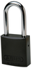 Brady Black Aluminum 6-pin Keyed & Safety Padlock 99620 - 1 1/2 in Width - 1 3/5 in Height - 1/4 in Shackle Diameter - 2 Key(s) Included - 754476-99620 -- 754476-99620 - Image