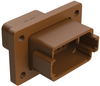 Housing, Rcpt, 12Pos, Plastic, Brown; Product Range Amphenol Sine/tuchel - 98AC8315 - Newark, An Avnet Company