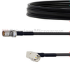 Snap-On BMA Jack to RA SMA Male Cable LMR-100 Coax in 12 Inch - FMCA1641-12 - Fairview Microwave Inc.