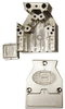 D Sub Backshell, 45/180Deg, Size Db; Product Range Harting - 17AC1186 - Newark, An Avnet Company