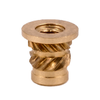 E-Z Sonic™ Threaded Insert for Plastic - Straight - Flanged - 2-56 -- FL-256-HI - Image