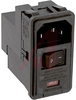 Module, Power Entry, 6 A, Snap-in, DPST, Dual Voltage/Switchable, Filtered - 70185586 - Allied Electronics, Inc.