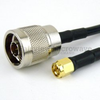 N Male to SMA Male Cable RG-223 Coax in 12 Inch - FMC0102223-12 - Fairview Microwave Inc.