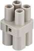 Heavy Duty Insert, Rcpt, 4Pos, 10Mm2; Product Range Harting - 67X7442 - Newark, An Avnet Company