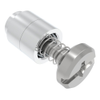 Captive Screw, 6-32 Thread, Flare-in, Phillips/Slot Combination, Smooth Bright Knob - 52-2A-21-4 - Southco
