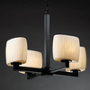 POR-8829-30-OVAL-MBLK Mid. Chandeliers-Glass Up - 670617 - Capital Lighting, Inc.